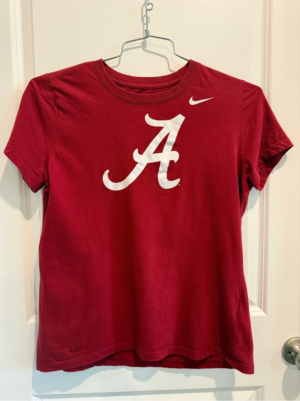 Nike Women's Crimson Tee with White 'A' Logo